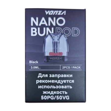 Картридж Vanza Nano для Brusko Minican (1.0 Ом 3ml ) Черный