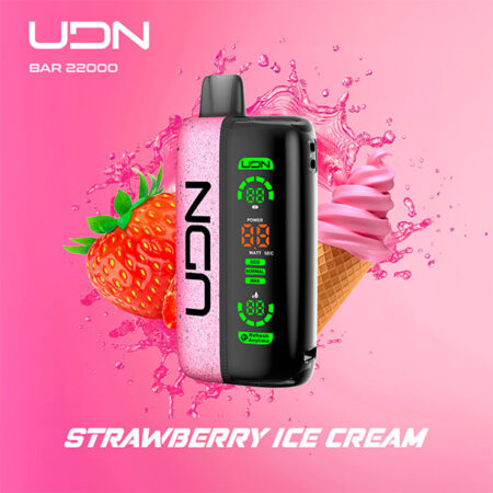 Одноразовая ЭС UDN Bar 22000 - Клубничное мороженое